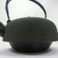 茶具 铁壶 铁壶 新万代霰纹 黑 1.3L 及川喜德 南部铁器 金属工艺品