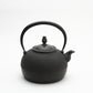 Tea supplies, Iron kettle, Flat-Round shape, Arare, Medium, 1.4L - Kazushi Konno, Nambu ironware, Metalwork
