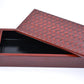 收納用品 收納盒 網代紋長方形木盒 小園敏樹 鐮倉雕漆器