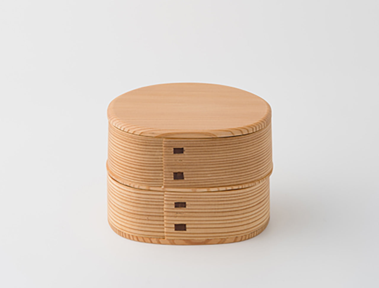 Box, Lunch box Irodori, 2-tiered, Bento - Odate bentwood, Wood crafts