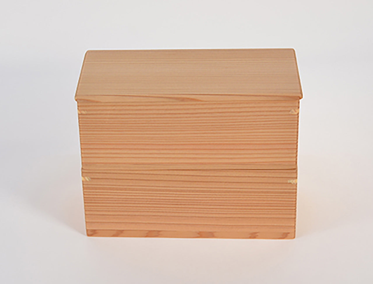 容器 契 便当盒 饭盒 2层 小 大馆曲木 木工艺品