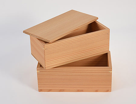 Box, Lunch box Chigiri, 2-tiered Small, Bento - Odate bentwood, Wood crafts