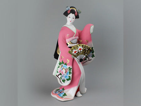 飾り 「舞牡丹」 献寿 博多人形