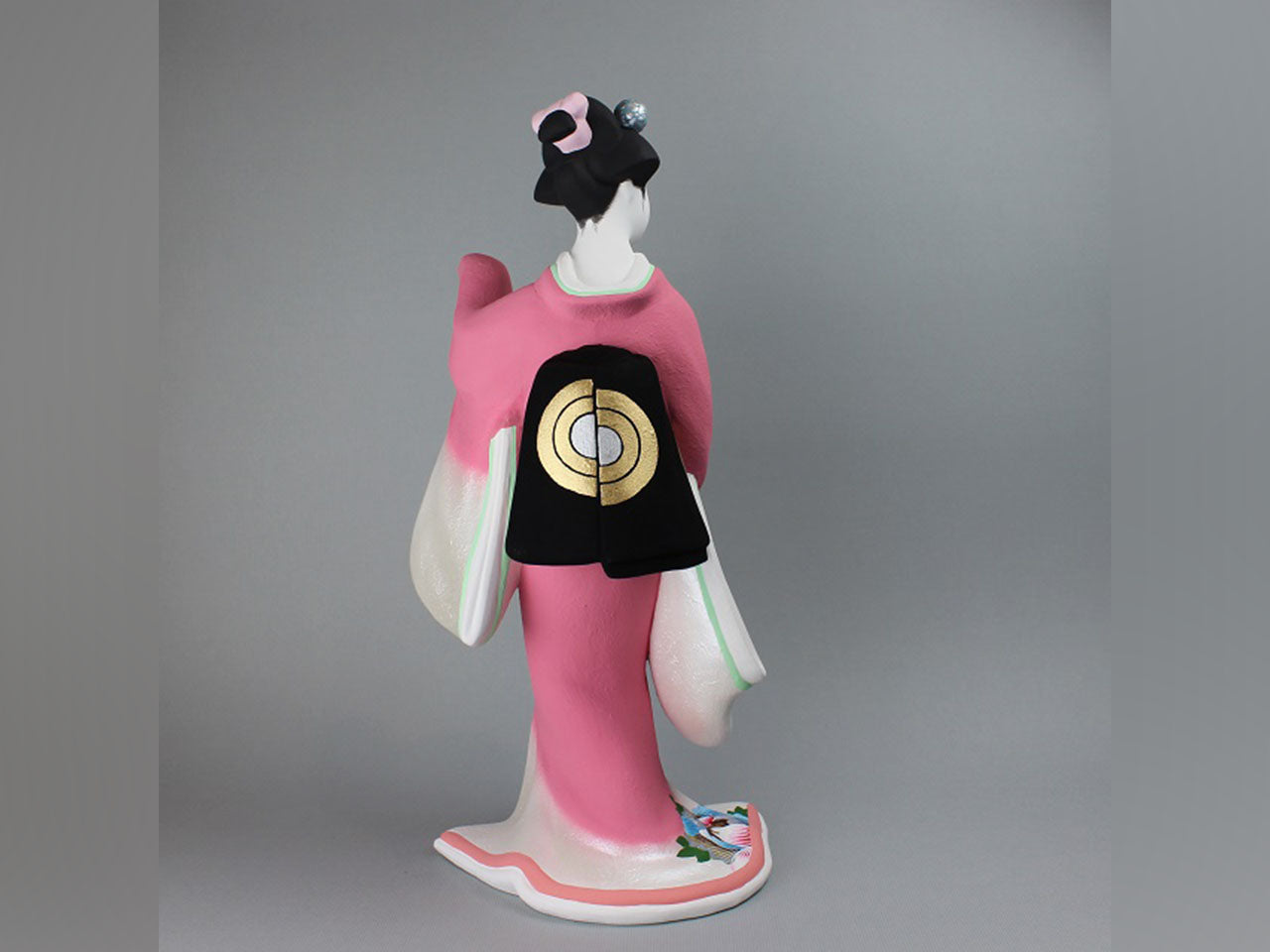 飾り 「舞牡丹」 献寿 博多人形