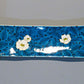 餐具 藍釉椿紋長盤 手繪 山口義博 九谷燒 陶瓷器