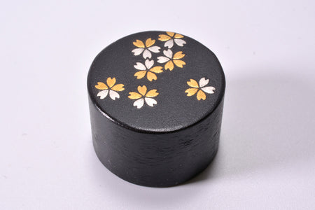 Stationery, Paper weight, Cherry blossom - Yoku Aso, Higo inlays, Metalwork