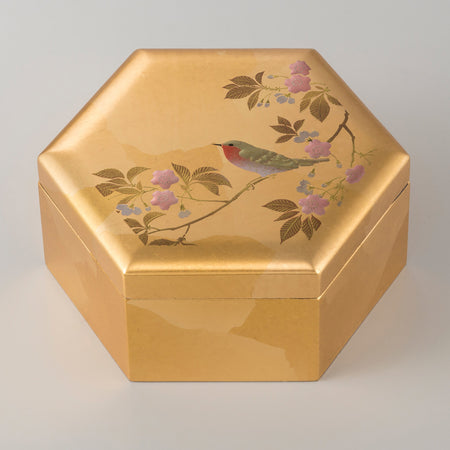 Box, Small box, Hanamidori - Kanazawa gold leaf, Craft material