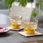 Tea supplies, Cracking tea cup and coaster, 2pcs each - Glass Kanazawa gold leaf, Craft material