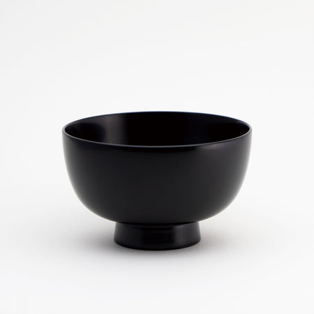 Tableware, Jujiro soup bowl, Black - Kawatsura lacquerware