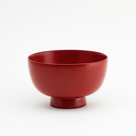 Tableware, Jujiro soup bowl, Vermillion - Kawatsura lacquerware