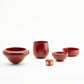 Drinking vessel, Mushroom container, includes 5 sake cups and 1 dice - Kawatsura lacquerware