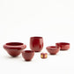 Drinking vessel, Mushroom container, includes 5 sake cups and 1 dice - Kawatsura lacquerware