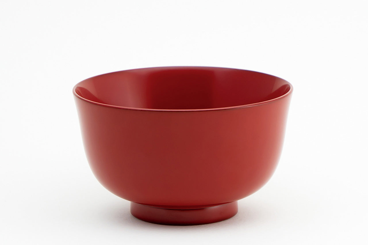 Tableware, Komachi soup bowl, Vermillion - Kawatsura lacquerware