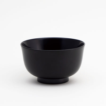 Tableware, Komachi soup bowl, Black - Kawatsura lacquerware