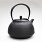 Tea supplies, Iron kettle, Brush mark, 1.3L, Black - Induction cooker 200V compatible, Nambu ironware, Metalwork
