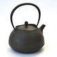 茶具 铁壶 刷毛目 1.0L 棕色 200V电磁炉可用 南部铁器 金属工艺品