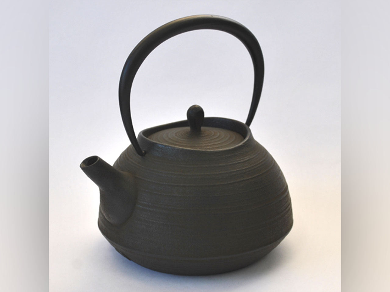 茶具 铁壶 刷毛目 1.3L 棕色 200V电磁炉可用 南部铁器 金属工艺品