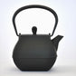 茶具 茶壶 石庭 0.8L 黑色 南部铁器 金属工艺品