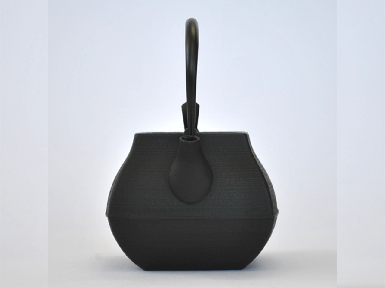 茶具 茶壶 石庭 0.8L 黑色 南部铁器 金属工艺品
