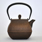 茶具 茶壶 石庭 0.8L 铜黑 南部铁器 金属工艺品