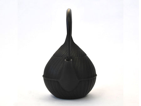 茶具 茶壺 蕾 0.4L 黑色 南部鐵器 金屬工藝品