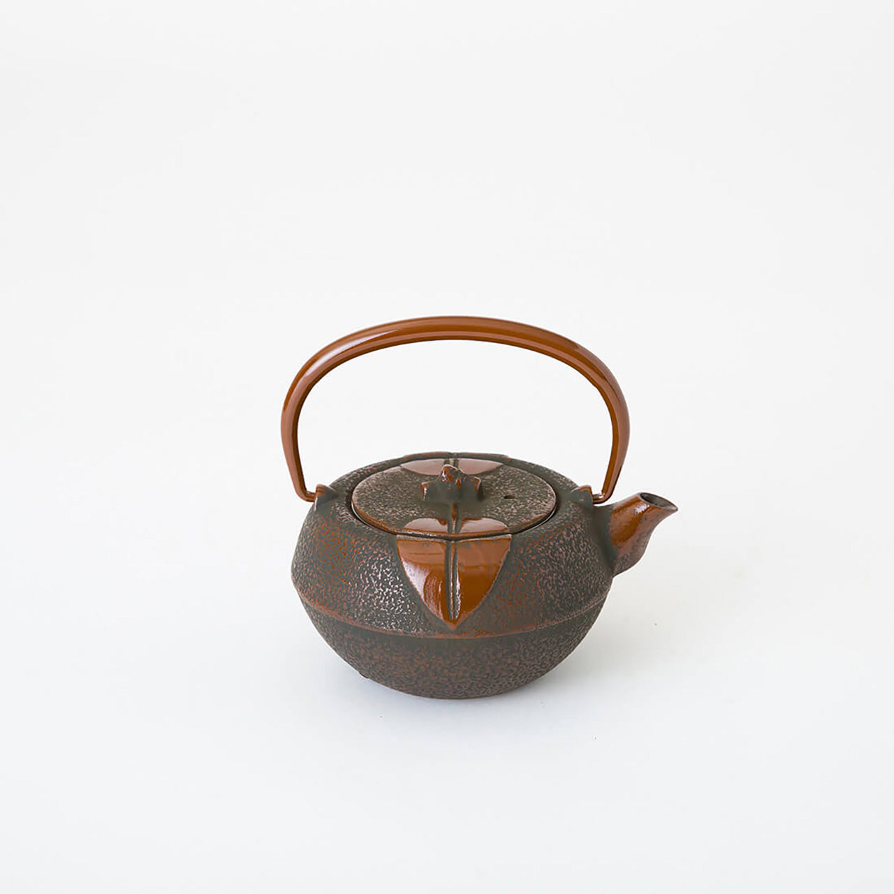 茶具 茶壺 柚子 內部琺瑯加工 山形鑄物 金屬工藝品