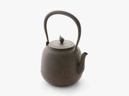 茶具 铁壶 枣型 小 1.0L 长谷川长文 山形铸物 金属工艺品