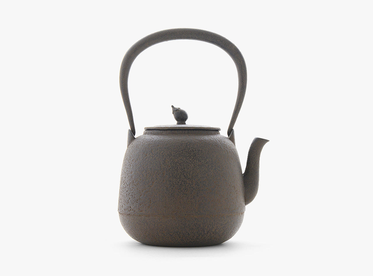 茶具 铁壶 枣型 小 1.0L 长谷川长文 山形铸物 金属工艺品