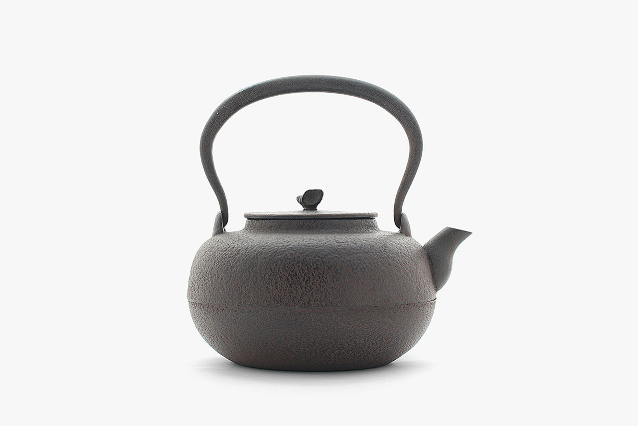 茶具 铁壶 古代平丸 1.5L 电磁炉可用 长谷川长文 山形铸物 金属工艺品