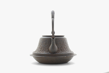 茶具 鐵壺 富士櫻 1.5L 電磁爐可用 長谷川長文 山形鑄物 金屬工藝品