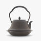 Tea supplies, Iron kettle Mt.Fuji and cherry blossom 1.5L, Induction cooker compatible - Chobun Hasegawa, Yamagata cast iron, Metalwork