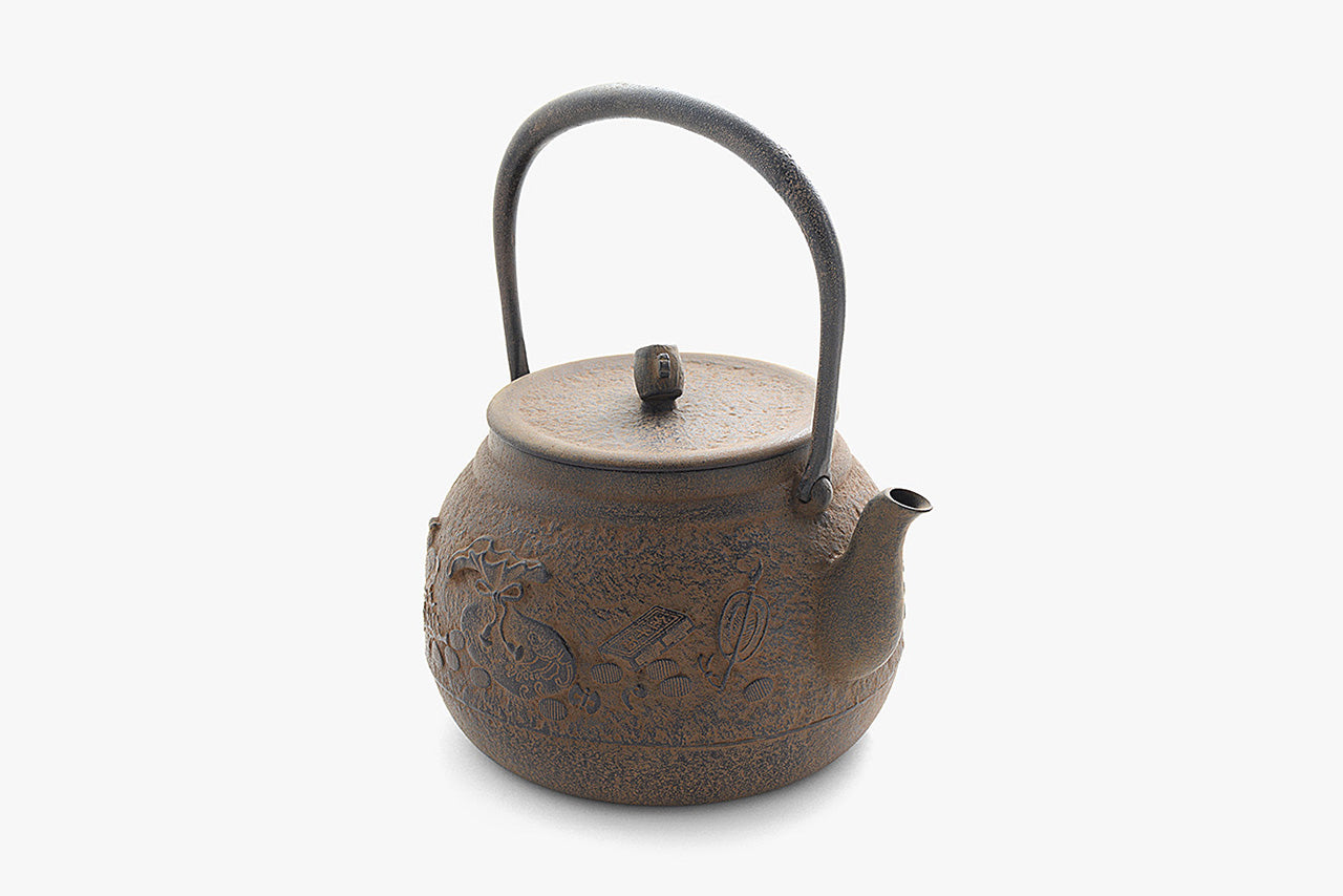 茶具 鐵壺 但馬 2.4L 電磁爐可用 長谷川長文 山形鑄物 金屬工藝品