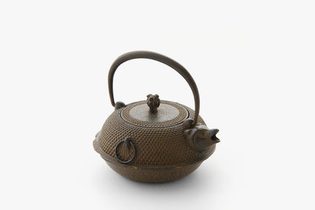 茶具 茶壺 分福 0.4L 長谷川長文 山形鑄物 金屬工藝品