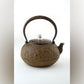 茶具 蜡型铁壶 唐狮子牡丹纹 2.2L 获奖作品 佐藤清光 山形铸物 金属工艺品