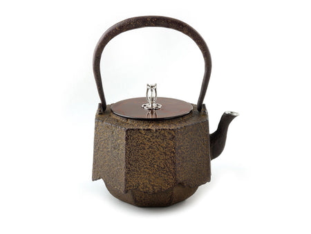Tea supplies, Iron kettle, Octagon Eaves design 1.3L, Seiko Sato, Yamagata cast iron, Metalwork