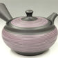 Tea supplies, Kyusu teapot, Black kiln-change, Purple brush mark - Ukou-kiln, Tokoname ware, Ceramics