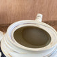 Tea supplies, Kyusu teapot, White marbled, Dot on black belt in the middle, Small - Kenji-kiln, Takumi Hotta, Tokoname ware, Ceramics