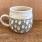 Drinkware, Mug, White marbled, Dot on Grayish green - Kenji-kiln, Takumi Hotta, Tokoname ware, Ceramics