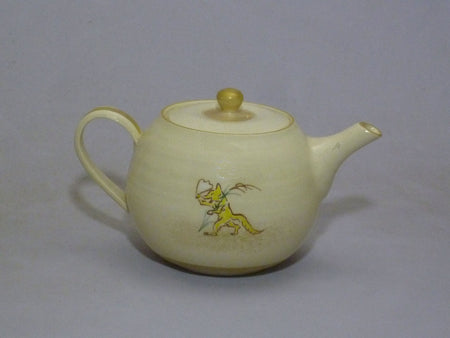 Tea supplies, Kyusu teapot, Kozan-ji caricature - Tousen-kiln, Kyo ware, Kiyomizu ware, Ceramics