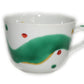 Cafe supplies, Morning cup & Saucer, Dot, Yoroke pattern, Hand-drawn - Kutani Bitouen, Eisyou Teramae, Kutani ware, Ceramics