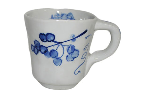 Cafe supplies, Cup and Saucer, Sankirai, Hand-drawn - Kutani Bitouen, Eisyou Teramae, Kutani ware, Ceramics