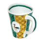 Cup, Mug, Yoshidaya style, Bird pattern, Hand-drawn, Large - Kutani Bitouen, Eisyou Teramae, Kutani ware, Ceramics