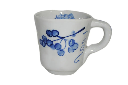 Cup, Mug, Blue and white, Sankirai, Hand-drawn - Kutani Bitouen, Eisyou Teramae, Kutani ware, Ceramics