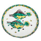 Table ware, Plate, Reproduction of Rosanjin, Twin fish pattern, Hand-drawn, 5-sun size - Kutani Bitouen, Eisyou Teramae, Kutani ware, Ceramics