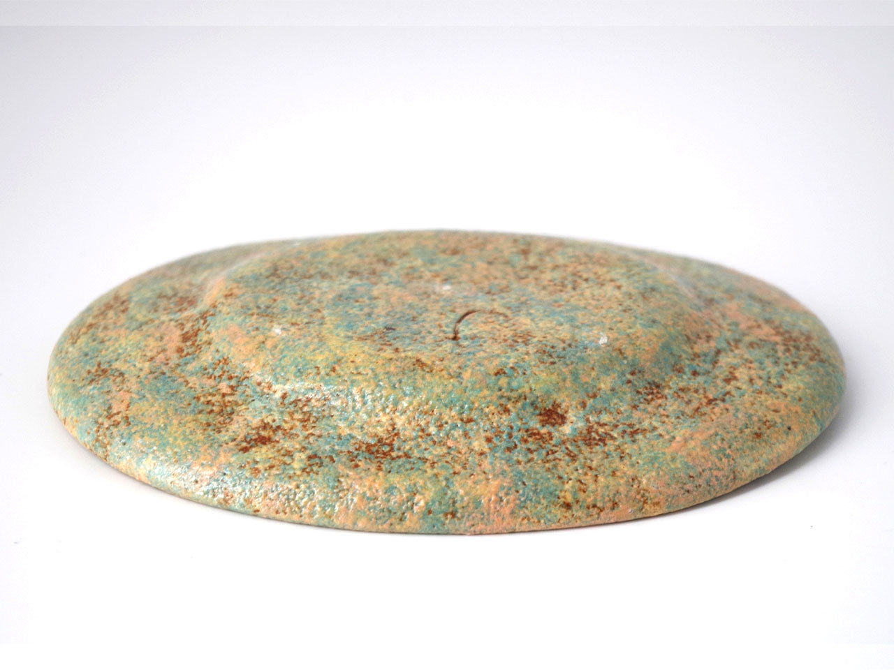 Table ware, Oval plate, Multicolored overglaze, Three-color, Light blue, 2pcs - Ken Shoji, Kasama ware,Ceramics