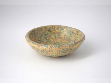 Table ware, Round plate, Multicolored overglaze, Three-color, Light blue, 2pcs - Ken Shoji, Kasama ware,Ceramics