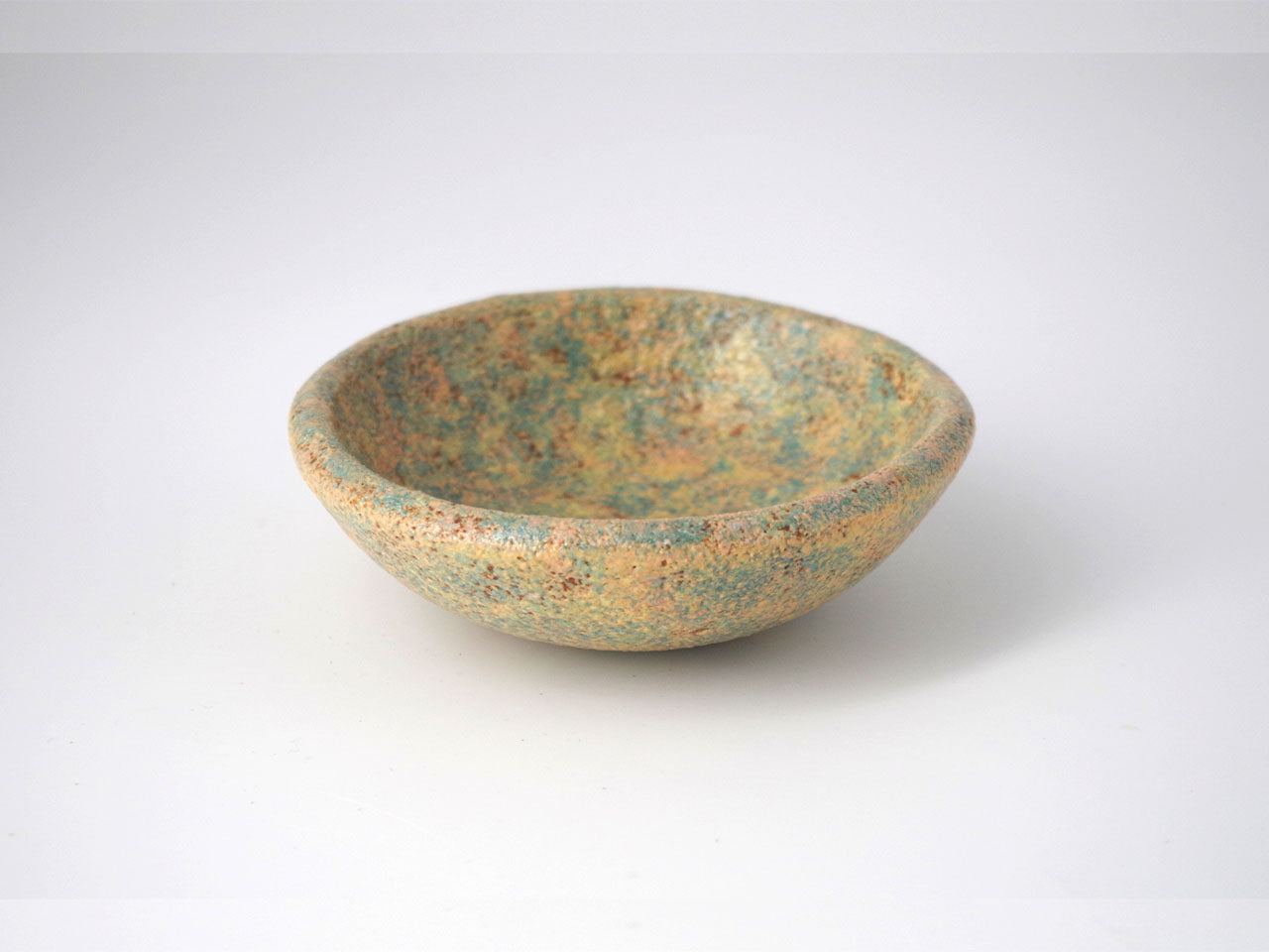 Table ware, Round plate, Multicolored overglaze, Three-color, Red, Blue, 2pcs set - Ken Shoji, Kasama ware,Ceramics