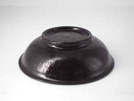 Table ware, Bowl, Multicolored overglaze, Black overglaze paint - Ken Shoji, Kasama ware,Ceramics