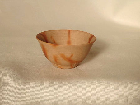 Drinkware, Hidasuki sake cup, Maple leaf - Nobuhara-kiln, Katsushi Nobuhara, Bizen ware, Ceramics