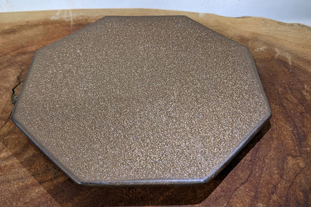 Table ware, Octagonal plate, Bronze, Medium, 2pcs - Noriko Nemoto, Kasama ware, Ceramics